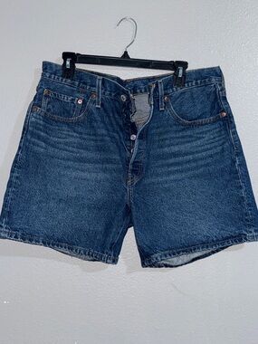 Levi Strauss & co Blue Denim Jean Shorts - Button Fly